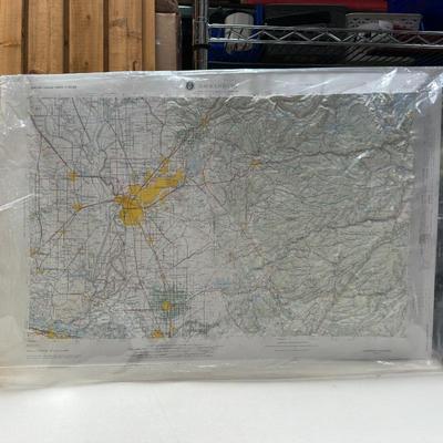Sale Photo Thumbnail #290: 1970 Raised Relief Map of Sacramento by Hubbard