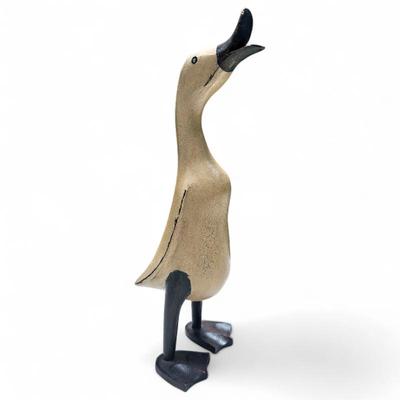 Sale Photo Thumbnail #255: Handcrafted Wooden Duck Figurine