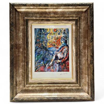 Sale Photo Thumbnail #10: Marc Chagall Signed Giclee Print, La Piste du Cirque