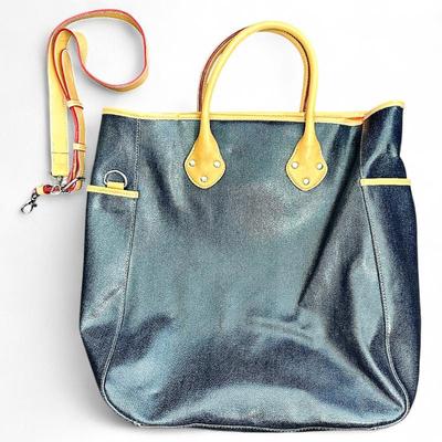 Sale Photo Thumbnail #260: Isaac Mizrahi Live Denim-Style Tote Bag