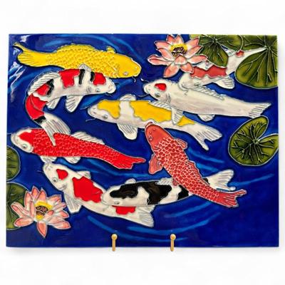Sale Photo Thumbnail #247: Handmade Janice Koi Fish Tile