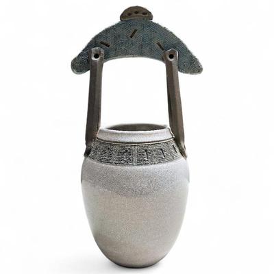 Sale Photo Thumbnail #163: Stoneware Vessel Signed by Mary Mendlein-Schroeder
