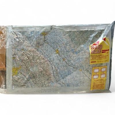 Sale Photo Thumbnail #195: San Jose Hubbard Raised Relief Topographic Map