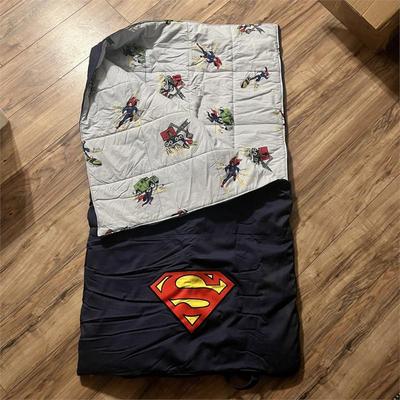 Sale Photo Thumbnail #43: Vintage Pottery Barn Kids Superman Sleeping Bag