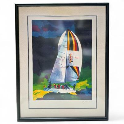 Sale Photo Thumbnail #85: 'One Eyed Jack' 1996 Lithograph by Jim DeWitt