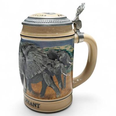 Sale Photo Thumbnail #217: Budweiser African Elephant Endangered Species Stein