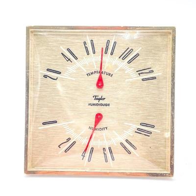Sale Photo Thumbnail #32: MCM Taylor Desktop Thermometer & Barometer