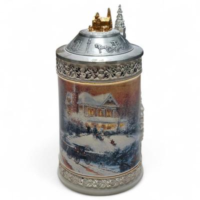 Sale Photo Thumbnail #254: Thomas Kinkade “Magic of Christmas” Stein, 1997