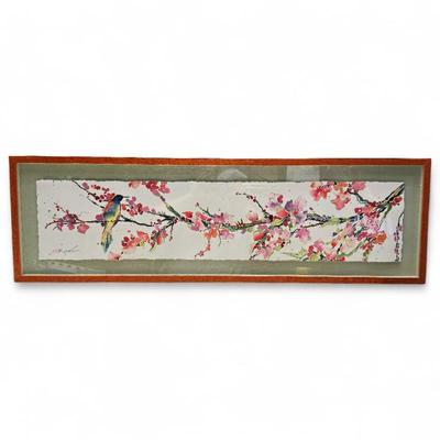Sale Photo Thumbnail #231: Limited Edition Bird & Blossoms Decorative Print, 4/50
