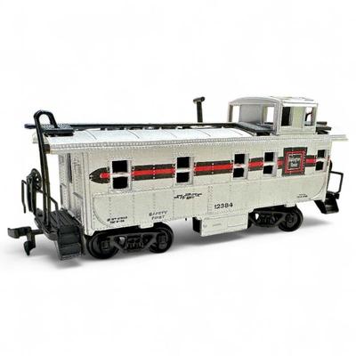 Sale Photo Thumbnail #118: Bachmann Burlington Route #12384 Silver Caboose HO Scale
