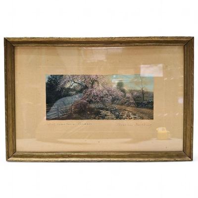 Sale Photo Thumbnail #214: Wallace Nutting Hand-Colored Photograph, “A Berkshire Brook"
