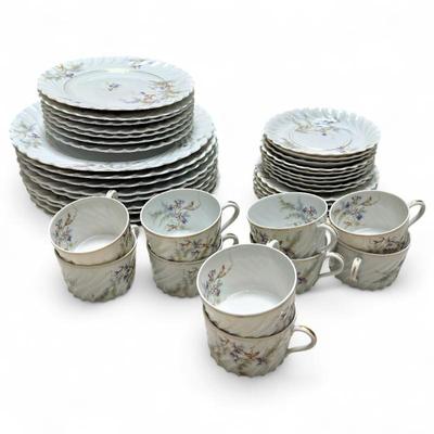 Sale Photo Thumbnail #245: Vintage Haviland Limoges Orsay 41-Piece Tableware Set