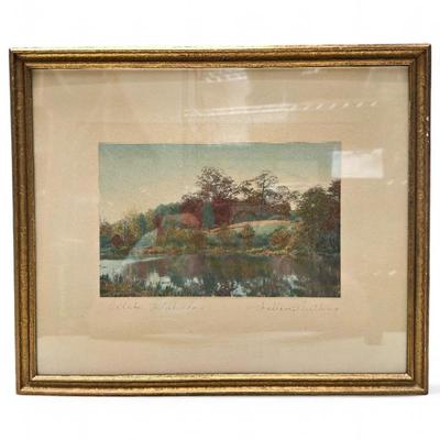 Sale Photo Thumbnail #201: Wallace Nutting Hand-Colored Photograph, “October Splendors"