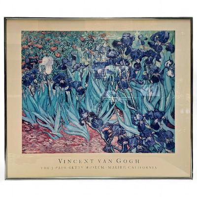 Sale Photo Thumbnail #243: Vincent van Gogh “Irises” Framed Print, The J. Paul Getty Museum