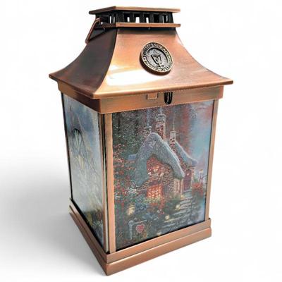 Sale Photo Thumbnail #51: Thomas Kinkade Copper Artwork Lantern