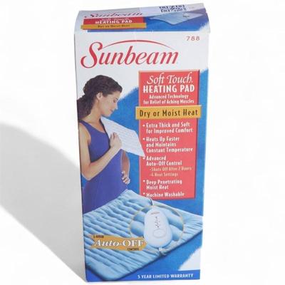 Sale Photo Thumbnail #53: Sunbeam 788 Soft Touch Heating Pad w/ Auto-Off