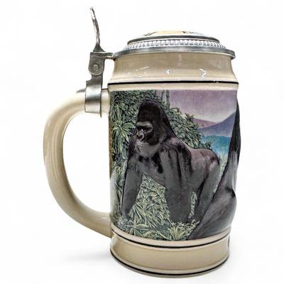Sale Photo Thumbnail #206: Budweiser Gorilla Endangered Species Beer Stein