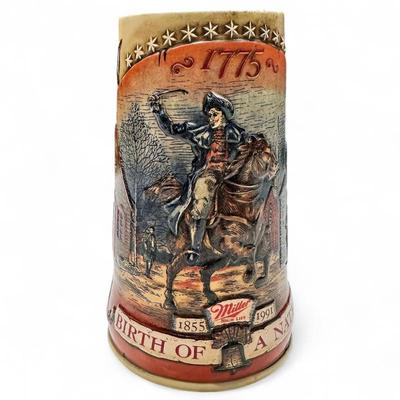 Sale Photo Thumbnail #212: Miller High Life 1991 'Birth of a Nation' Beer Stein