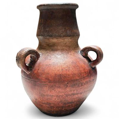 Sale Photo Thumbnail #74: Handcrafted Terracotta Amphora-Style Vessel