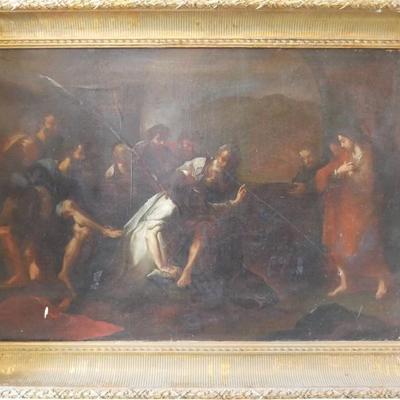 Sale Photo Thumbnail #2: Italian Baroque-Style Painting After Agostino Scilla, 17th Century