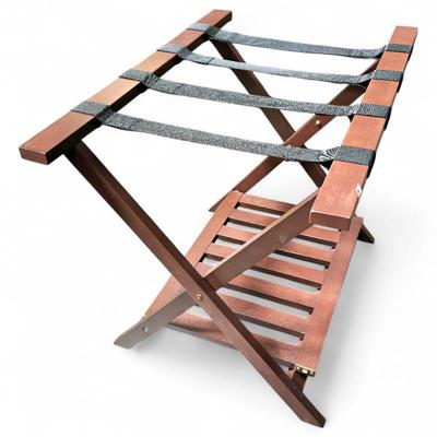 Sale Photo Thumbnail #288: Wood Luggage Rack w/ Dark Finish