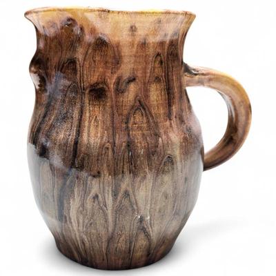 Sale Photo Thumbnail #275: Signed Hand-Thrown Pottery Pitcher