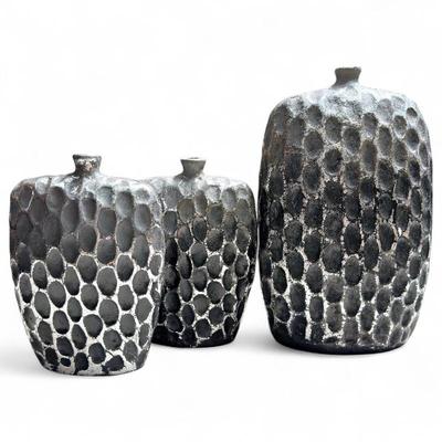 Sale Photo Thumbnail #154: IMAX Home Rosa Ceramic Vases - Set of 3