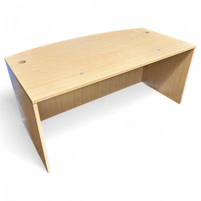 Sale Photo Thumbnail #251: Curved Light Maple Laminate Office Desk