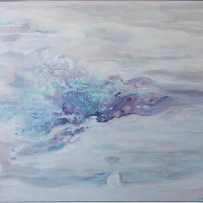 Sale Photo Thumbnail #54: Signed Abstract Modern Painting