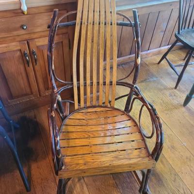 Sale Photo Thumbnail #32: Adirondak twig chair
