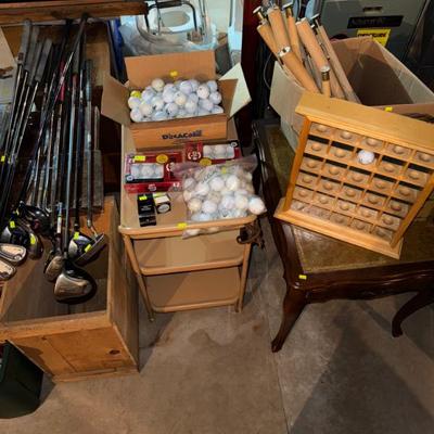 Sale Photo Thumbnail #27: golf balls and clubs