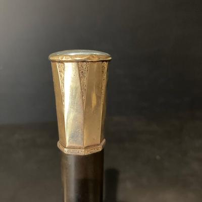 Gold Plated Walking Cane