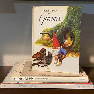 Whimsical Vintage Book Collection Featuring Pop-Up Gnomes, German Paper Chalet And Fairy Tales