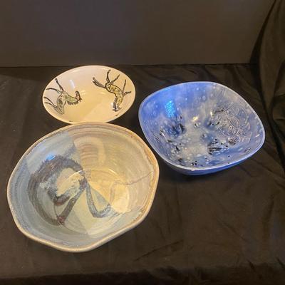 Glazed Pottery Bowls