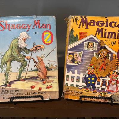 The Shaggy Man Of Oz 1949 And The Magical Mimics In Oz 1946 Vintage Books by John Snow