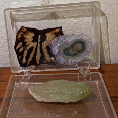 Amethyst And Calcite With Specimen