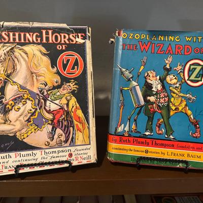 The Wishing Horse Of Oz 1935 & Ozoplaning With The Wizard Of Oz 1939 by Ruth Plumly Thompson