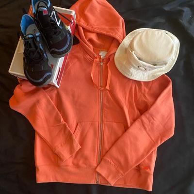 Brand New New Balance Running Shoes, Pro Spirit Hooded Jacket & Sun Hat