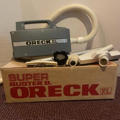 Vintage Super Buster B. ORECK XL Vacuum Model #BB280D