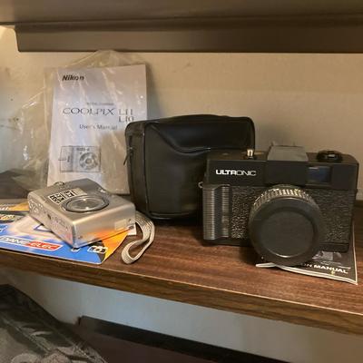 Ultronic And Nikon Camera Set With Original Case With Instructions And Memory Card