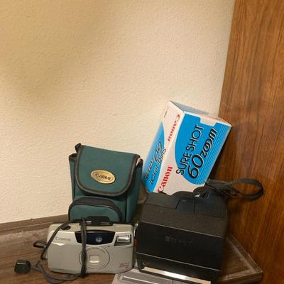 Canon Sure Shot Zoom Camera And Polaroid Printer Bundle