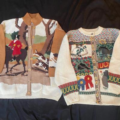 Vintage Sak’s Fifth Ave & Orvis Knit Sweaters 