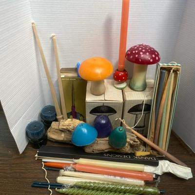 Mixture Of Wax Candles