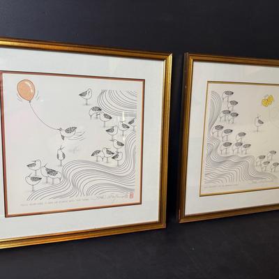Ikki Matsumoto Framed Original Watercolor 