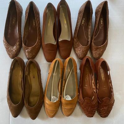 Women’s Size 10 Vintage Shoes Leather And Suede Calico, Maserati & More