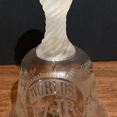 World's Fair 1893 Libbey Glass Bell