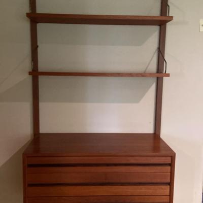 Mid Century Danish Teak Cado Wall Unit 