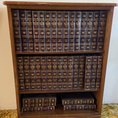 The Encyclopedia Americana 1-30 Volume Series With Bookshelf