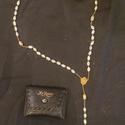 1/20th 12 Karat Gold Vintage Rosary