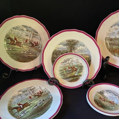 Copeland Spode England J.F Herring. Sen Series Red Rim
